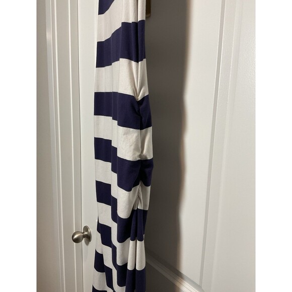 Charming Charlie Maxi Dress Blue Write Striped Small Sleeveless Womens S Spring - Picture 2 of 8